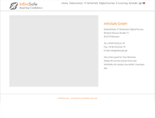 Tablet Screenshot of infinisafe.de